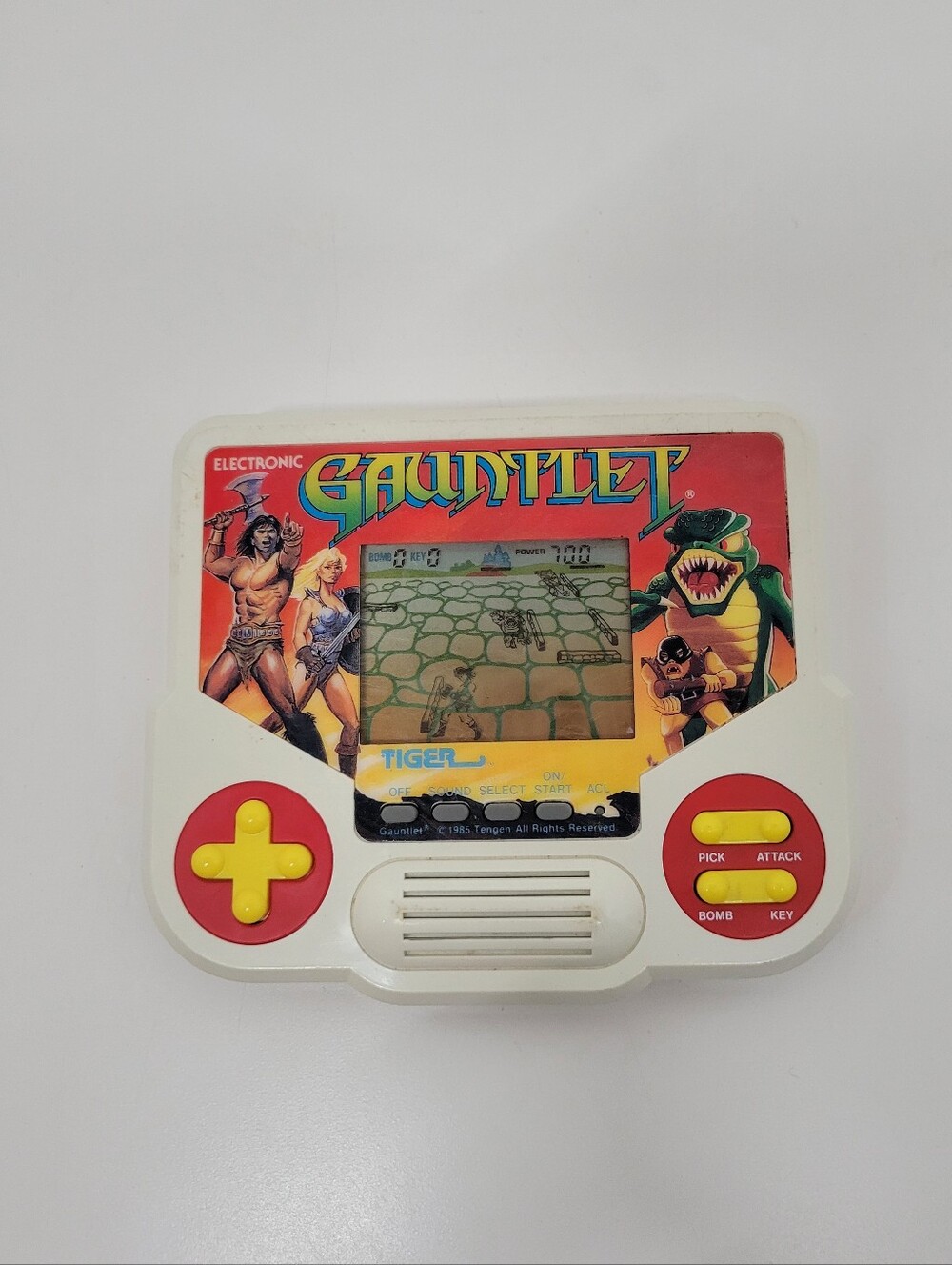 Vintage 1988 Gauntlet Handheld Game Console System Tiger Electronics Tested
